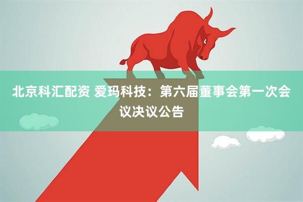 北京科汇配资 爱玛科技：第六届董事会第一次会议决议公告