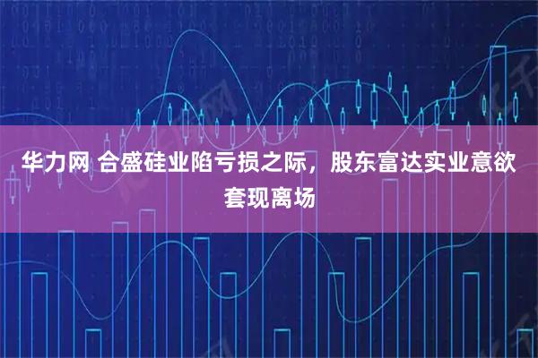 华力网 合盛硅业陷亏损之际,股东富达实业意欲套现离场